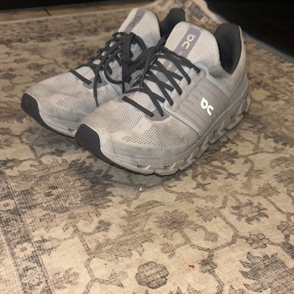 On Running Light Gray Sneakers